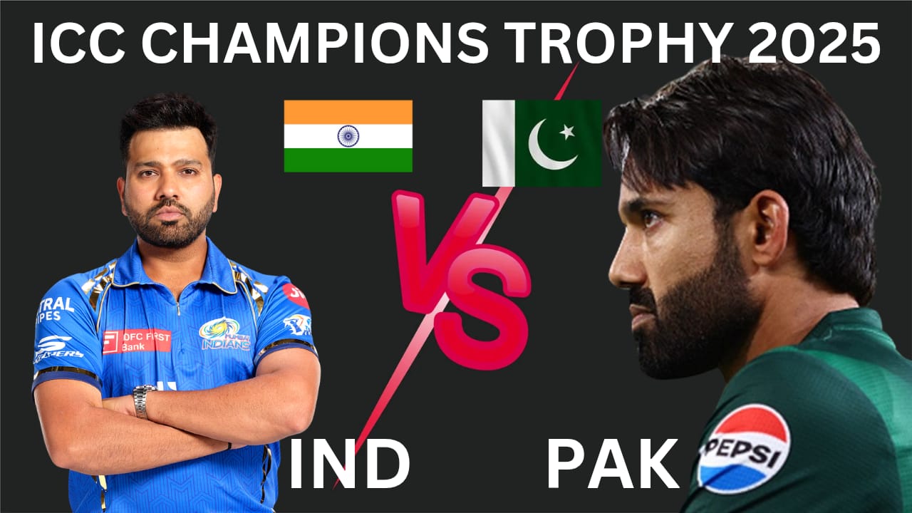 India vs Pakistan Cricket Match Champions Trophy 2025 Live Updates Scorecard and Highlights from Dubai