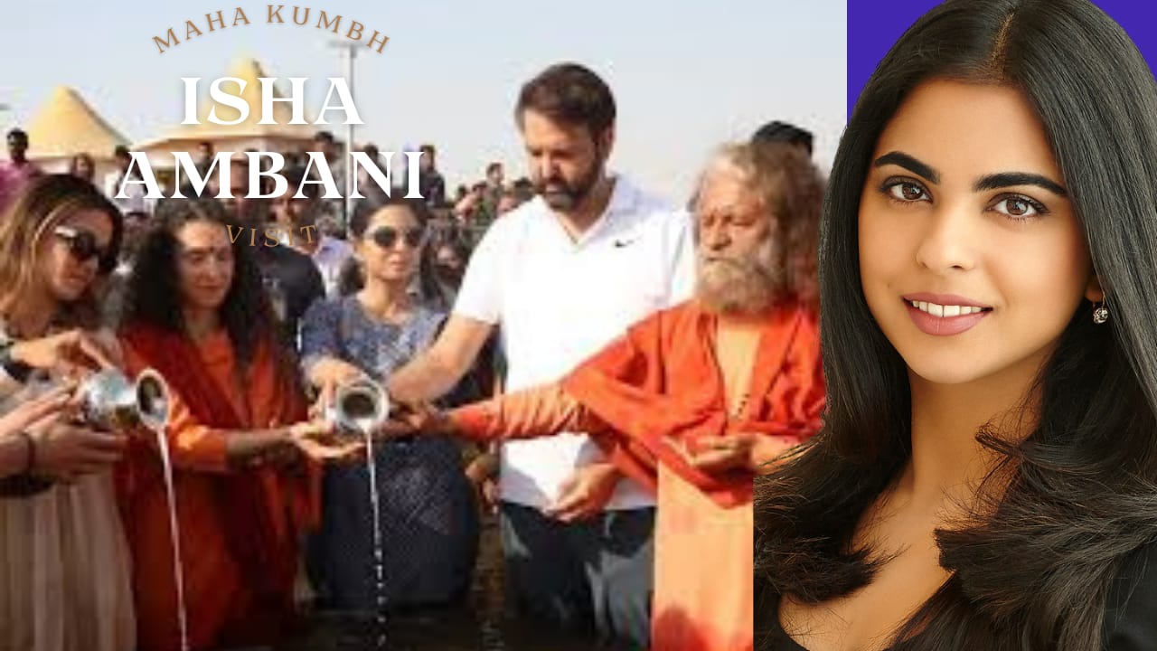 Isha Ambani's Stunning Maha Kumbh 2025 Visit with Anand Sir